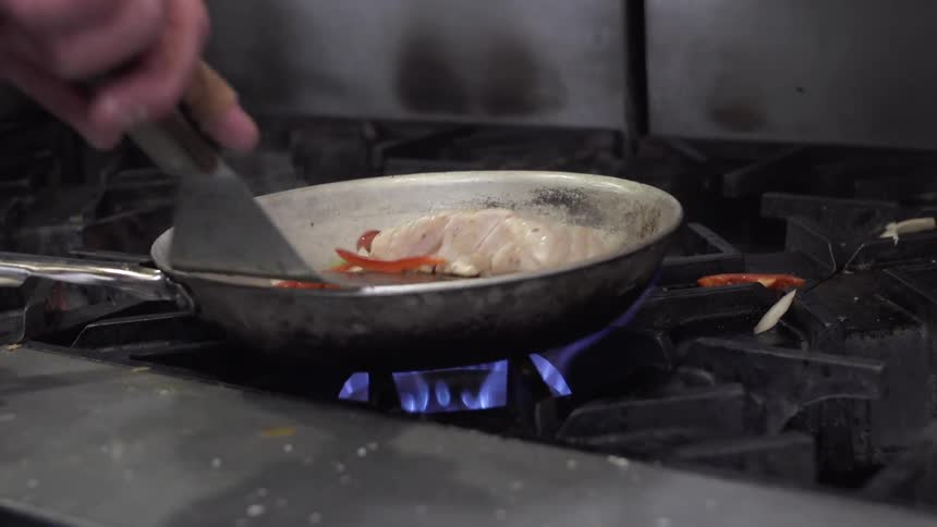 Chef Cooking Food