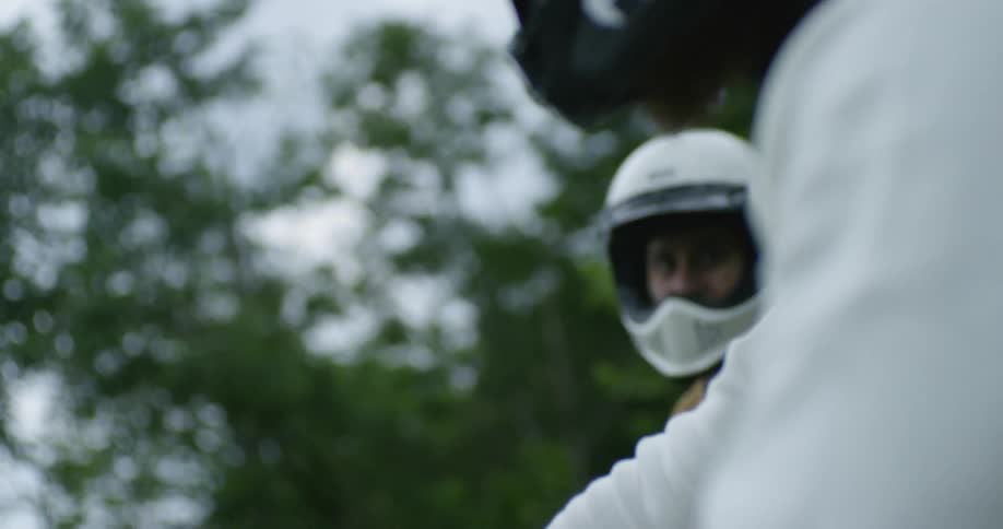 Friends On A Motorcycle Road Trip