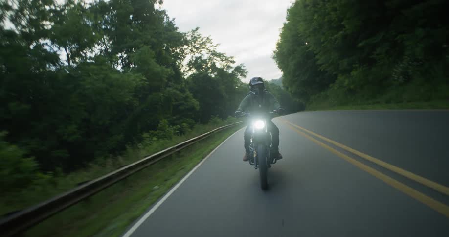Friends On A Motorcycle Road Trip