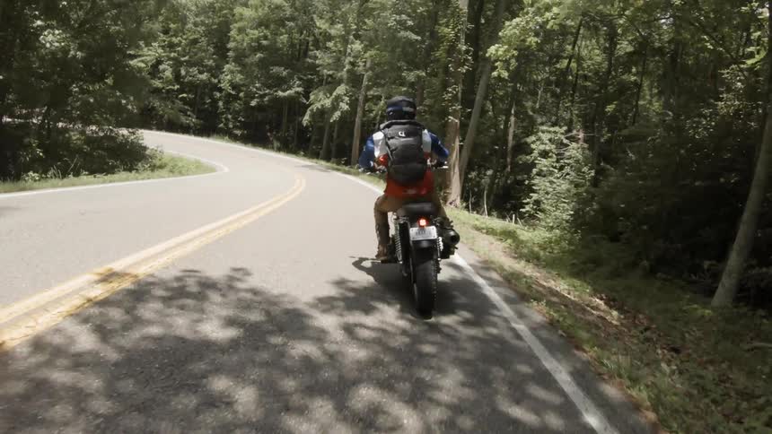 Friends On A Motorcycle Road Trip