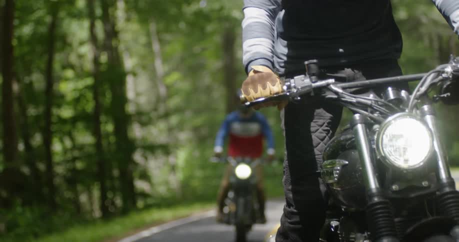 Friends On A Motorcycle Road Trip