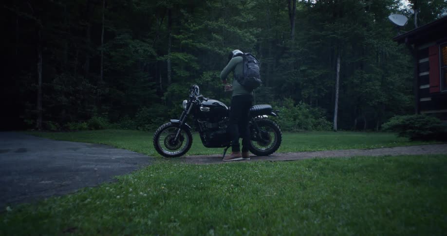 Friends On A Motorcycle Road Trip