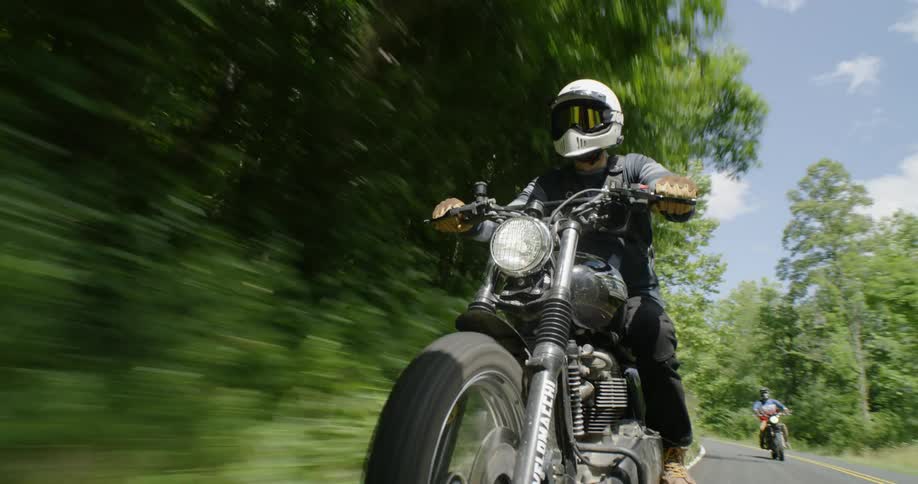 Friends On A Motorcycle Road Trip