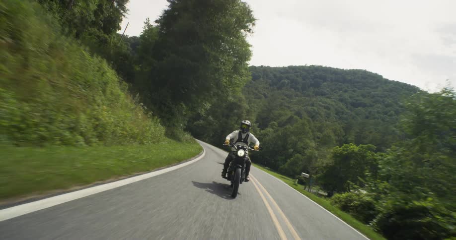 Friends On A Motorcycle Road Trip