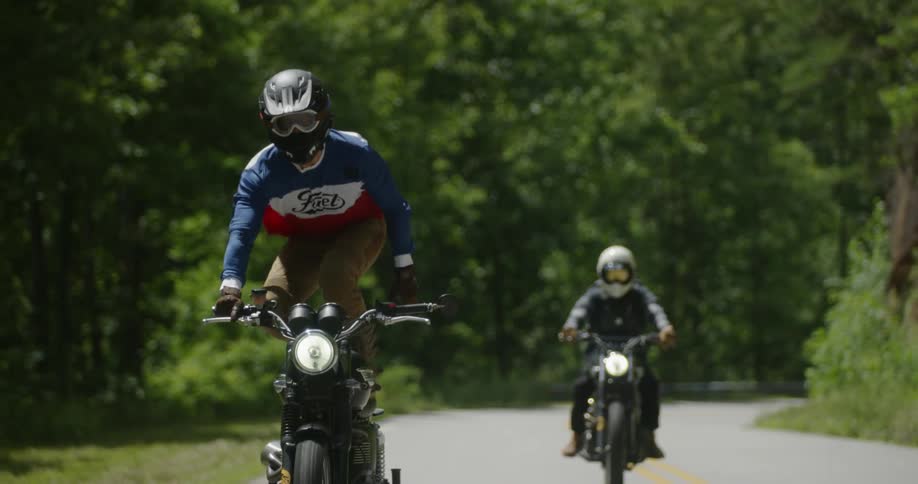 Friends On A Motorcycle Road Trip