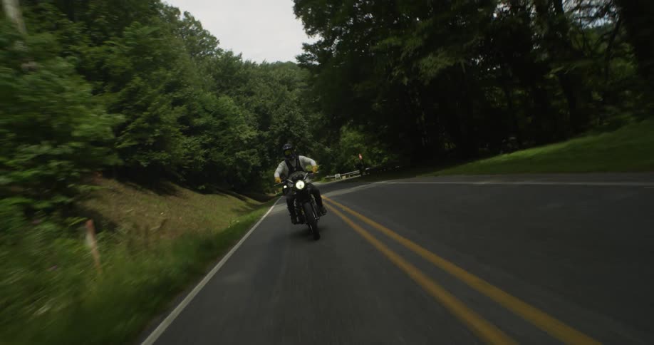 Friends On A Motorcycle Road Trip