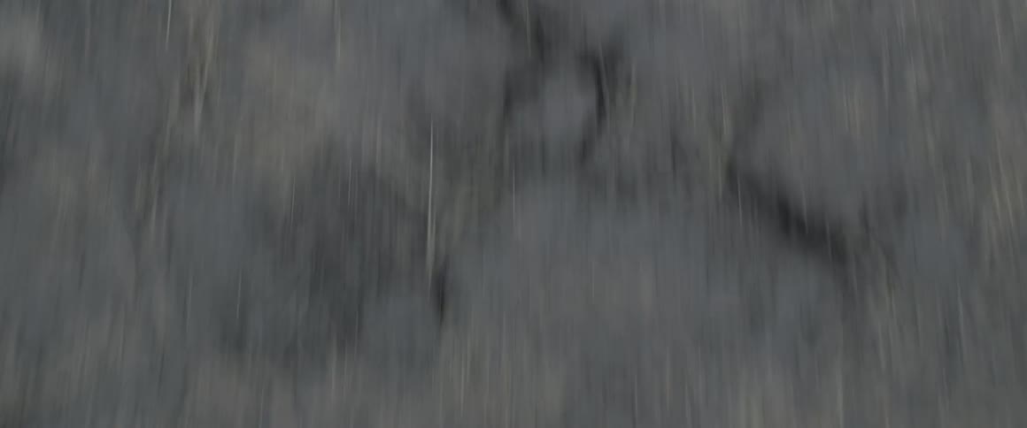 Passing over cracked ground and grass patches