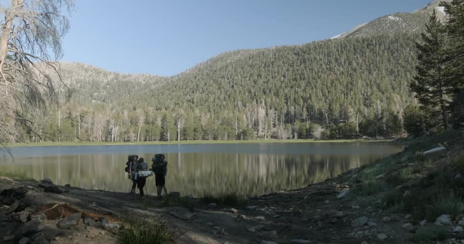 Friends On A Backpacking Trip