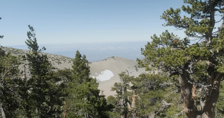View from the top of a mountain peak