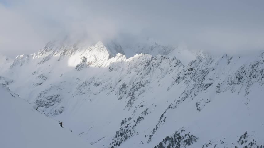 Ski Resort Mountain Aerials