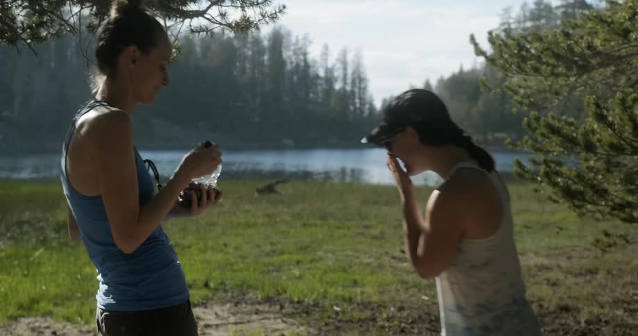 Friends On A Backpacking Trip