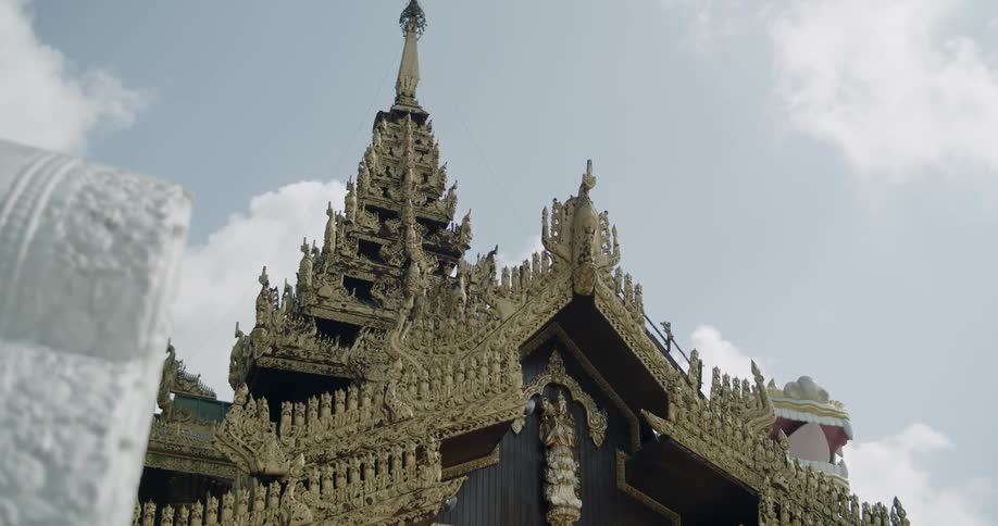 A palace towers into the sky