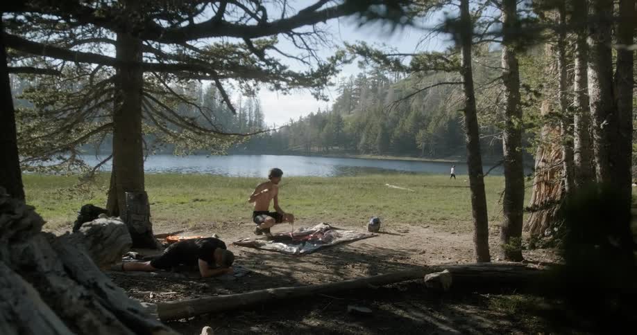 Friends On A Backpacking Trip