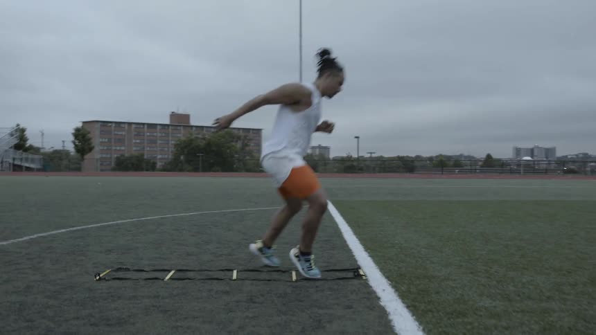 Soccer Training On Field