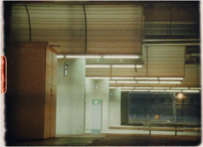 Train station by night  in Stockholm Super 8