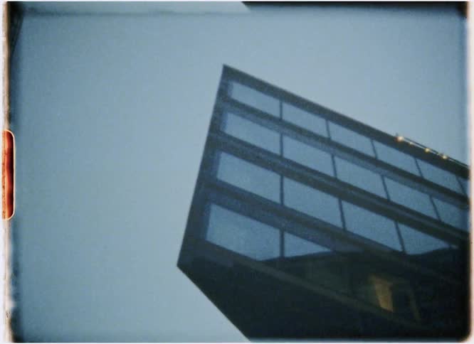 Large structure sits under a blue sky