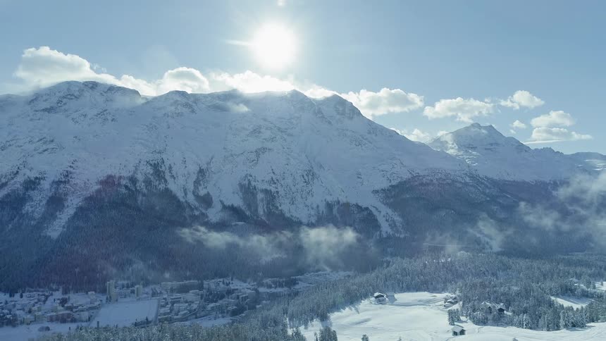 Ski Resort Mountain Aerials