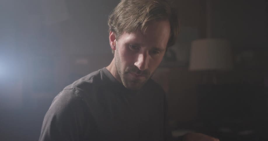 A man plays the drums