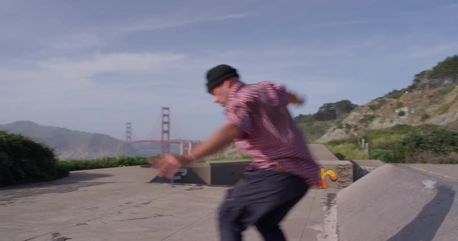 Men Skateboarding