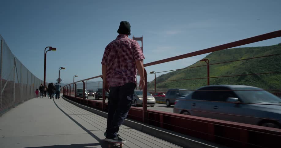 Men Skateboarding