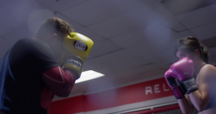 Woman Boxing