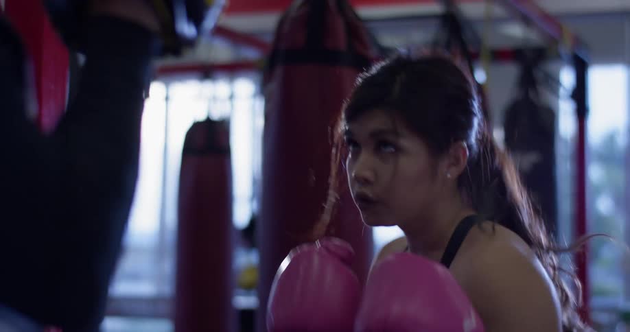 Woman Boxing