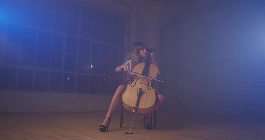 Woman Playing Cello