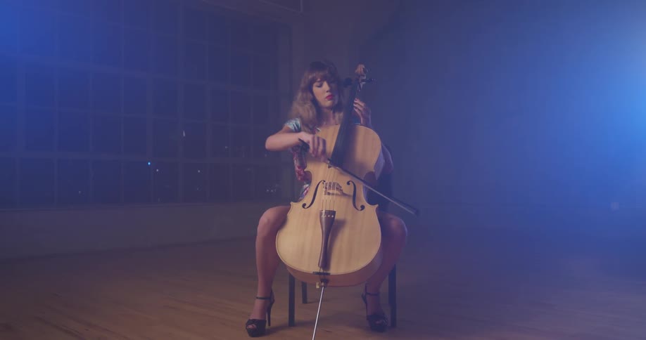 Woman Playing Cello