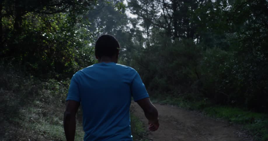 Runner In Forest