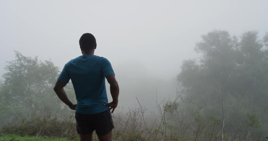Runner In Forest
