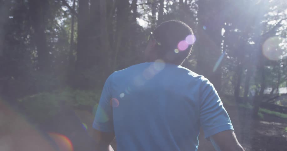 Runner In Forest