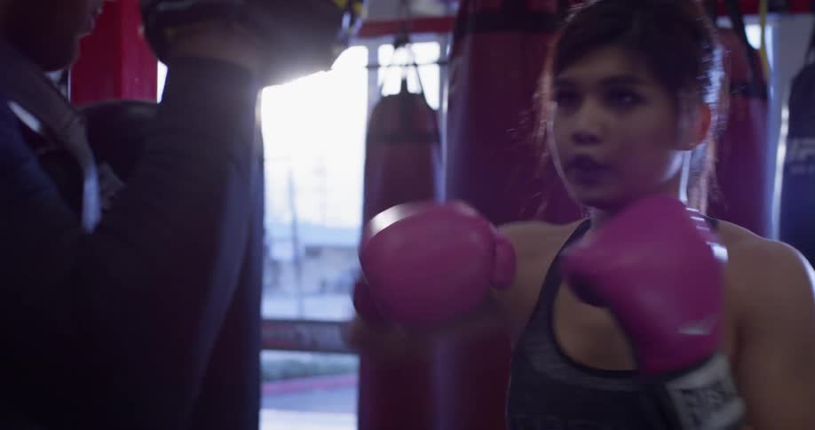 Woman Boxing