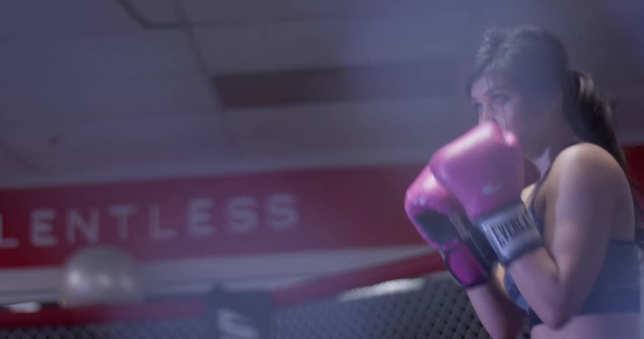 Woman Boxing
