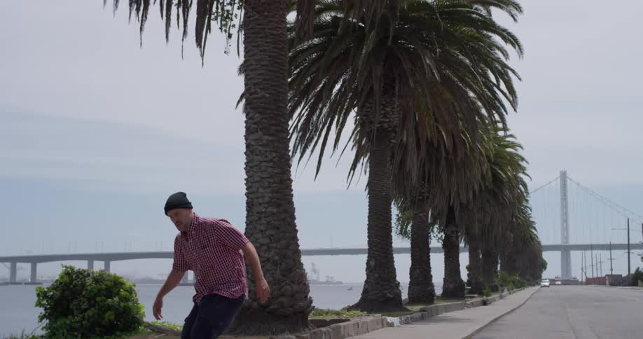 Men Skateboarding