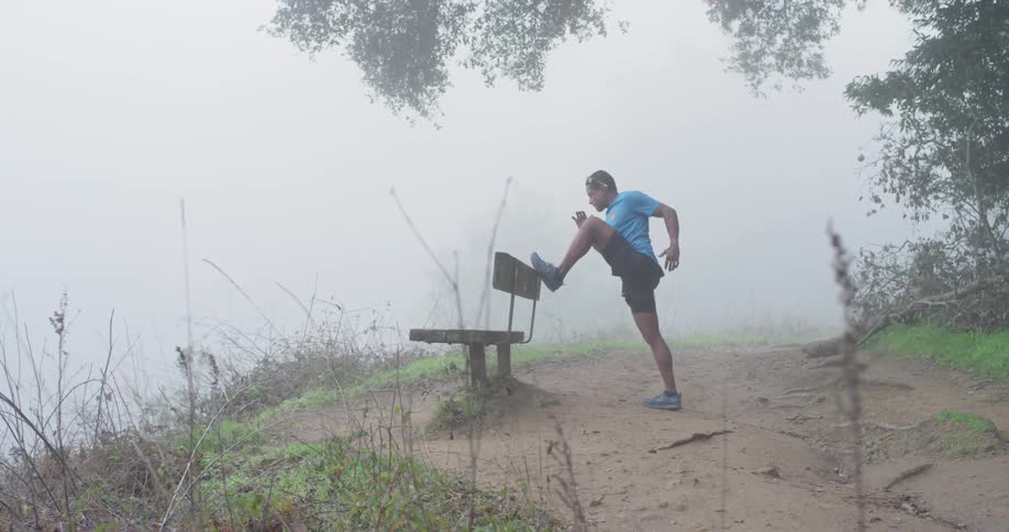 Runner In Forest