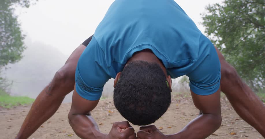Runner In Forest