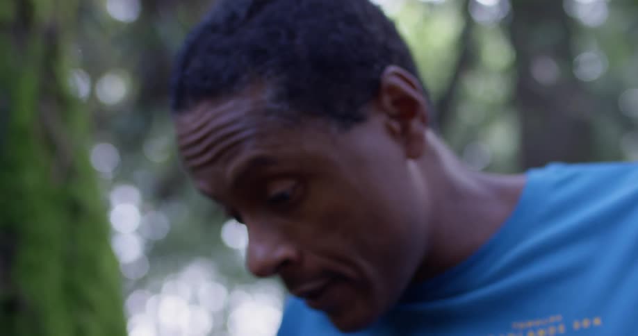 Runner In Forest