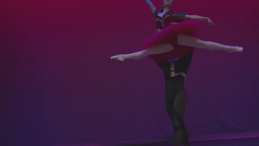 Ballet Dancers Performing