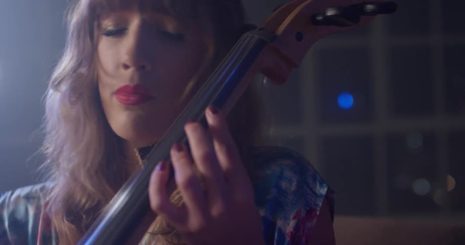 Woman Playing Cello