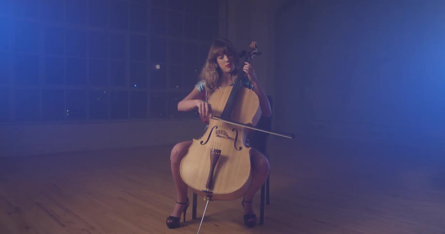 Woman Playing Cello