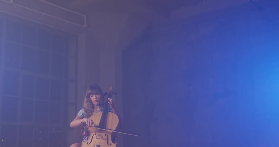 Woman Playing Cello
