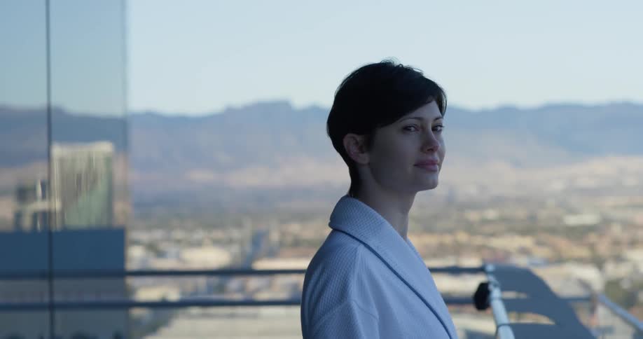 Woman At Hotel