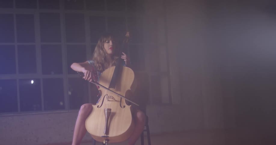 Woman Playing Cello