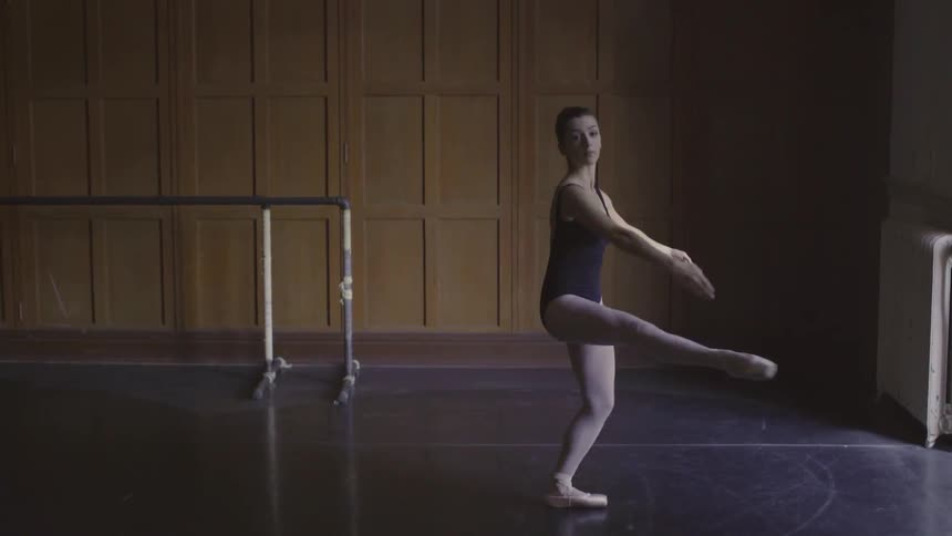 Ballet Dancers Practicing