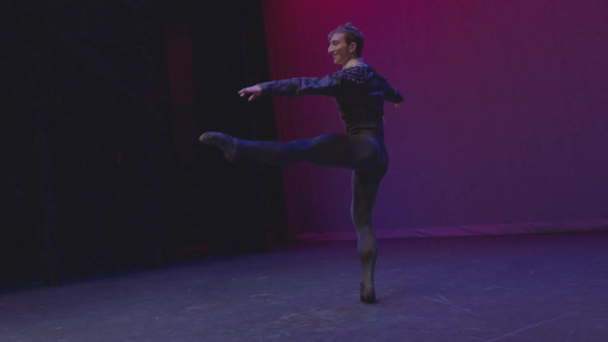 Ballet Dancers Performing