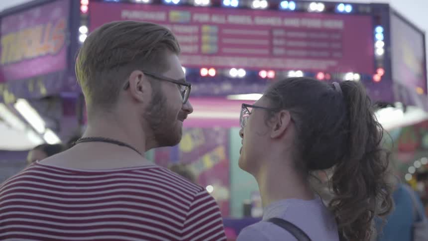 Couple At Fair Together