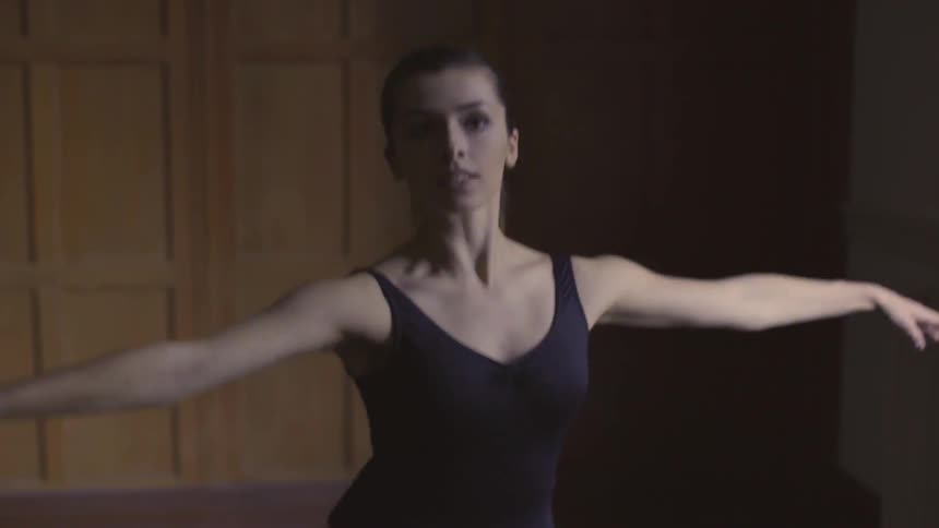 Ballet Dancers Practicing