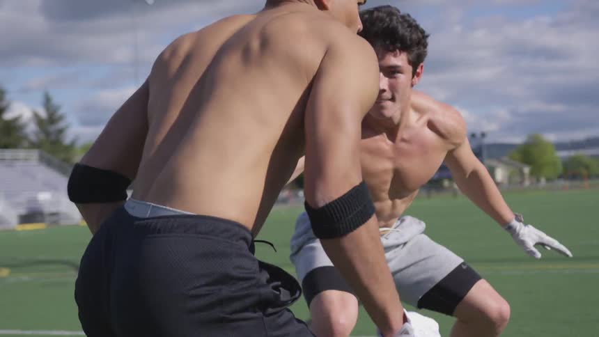 Boys At Football Practice