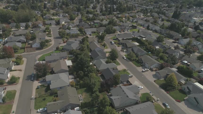 The neighborhood is quite with all the cars parked