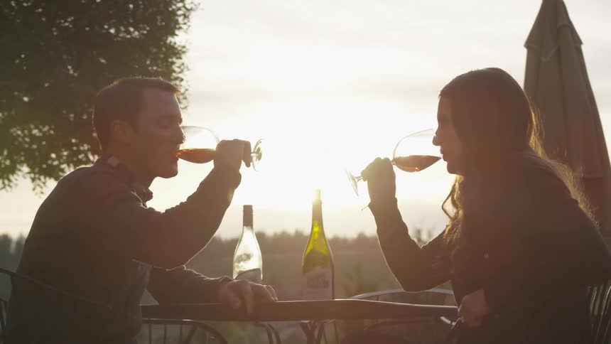 Couple At Vineyard